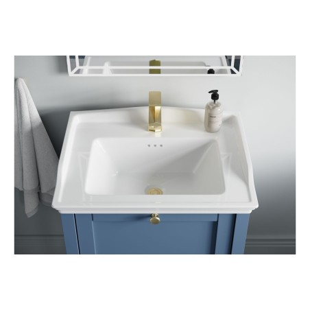 Diaz 650mm Floor Standing 1 Drawer Basin Unit w/Basin - Matt