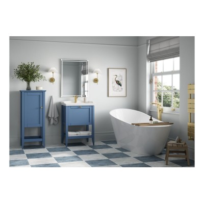 Diaz 800mm Floor Standing 1 Drawer Basin Unit w/Basin - Matt 2