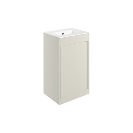 Evoro 510mm Floor Standing Unit Inc. Basin - Matt Latte | Va