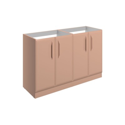 Casa 1200mm Floor Standing 4 Door Basin Unit (No Top) - Matt