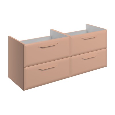 Casa 1200mm Wall Hung 4 Drawer Basin Unit (No Top) - Matt Ap
