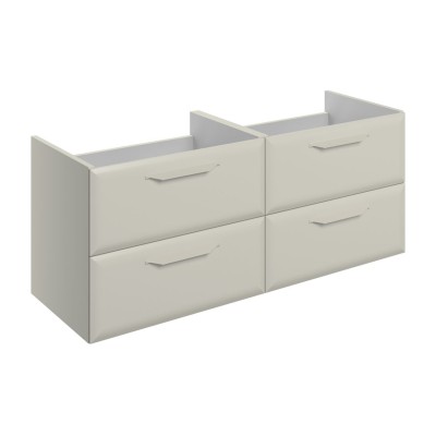 Casa 1200mm Wall Hung 4 Drawer Basin Unit (No Top) - Matt La
