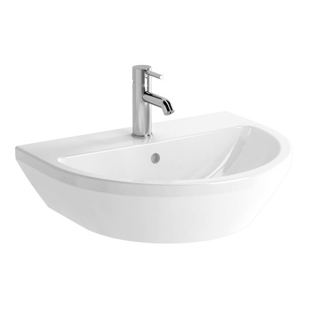 VitrA Integra 595x465mm 1TH Basin w/Overflow - White | Basin