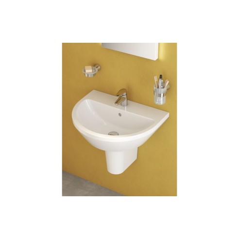 VitrA Integra 595x465mm 1TH Basin w/Overflow - White | Basin