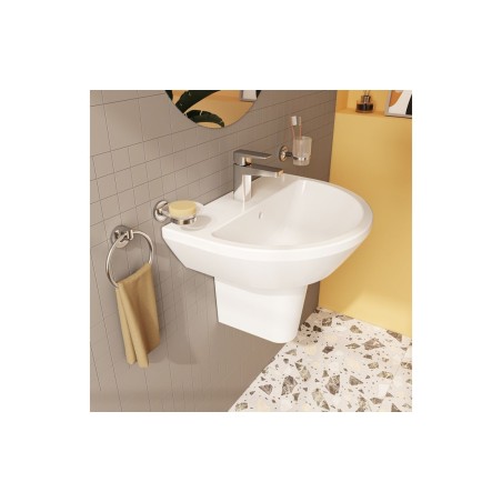 VitrA Integra 595x465mm 1TH Basin w/Overflow - White | Basin