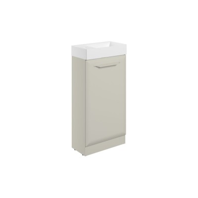 Casa 410mm Floor Standing 1 Door Cloakroom Basin Unit w/1TH