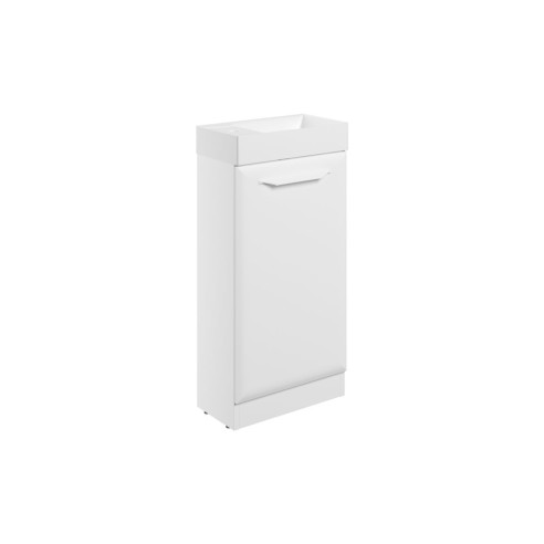 Casa 410mm Floor Standing 1 Door Cloakroom Basin Unit w/1TH