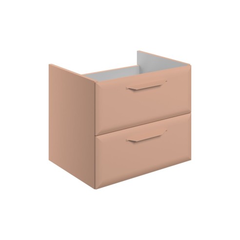 Casa 600mm Wall Hung 2 Drawer Basin Unit (No Top) - Matt Apr