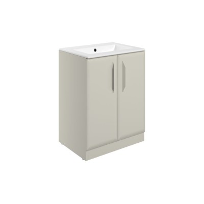 Casa 615mm Floor Standing 2 Door Basin Unit w/1TH Basin - Ma