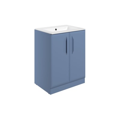 Casa 615mm Floor Standing 2 Door Basin Unit w/1TH Basin - Ma