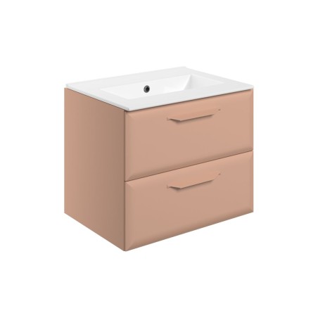Casa 615mm Wall Hung 2 Drawer Basin Unit w/0TH Basin - Matt