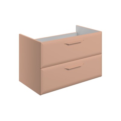 Casa 795mm Wall Hung 2 Drawer Basin Unit (No Top) - Matt Apr
