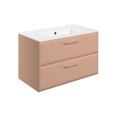 Casa 815mm Wall Hung 2 Drawer Basin Unit w/1TH Basin - Matt