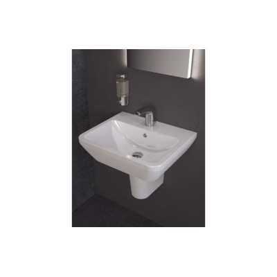 VitrA Integra 650x490mm 1TH Basin w/Overflow - White | Basin 2