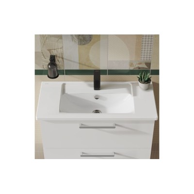 VitrA Integra 800x385mm 1TH Vanity Basin w/Overflow - White 2