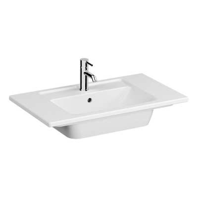 VitrA Integra 800x465mm 1TH Vanity Basin w/Overflow - White