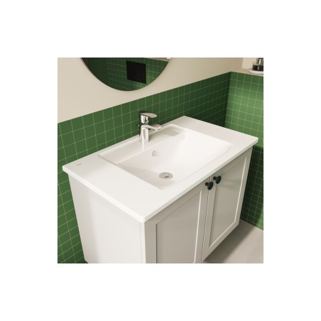 VitrA Integra 800x465mm 1TH Vanity Basin w/Overflow - White