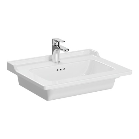 VitrA Integra Classic 610x475mm 1TH Vanity Basin Only - Whit