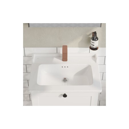 VitrA Integra Classic 610x475mm 1TH Vanity Basin Only - Whit