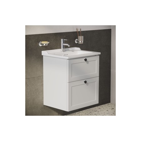 VitrA Integra Classic 610x475mm 1TH Vanity Basin Only - Whit