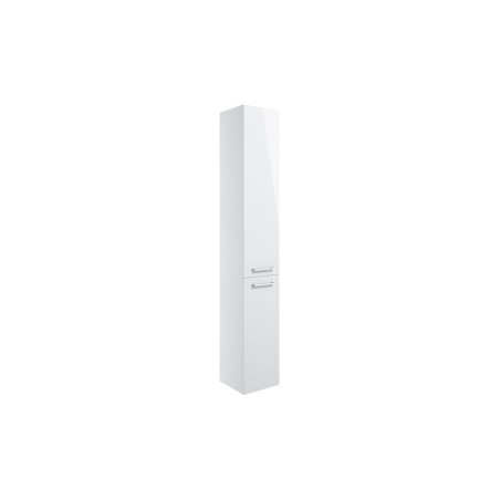 Valbom 350mm Floor Standing 2 Door Tall Unit - White Gloss |