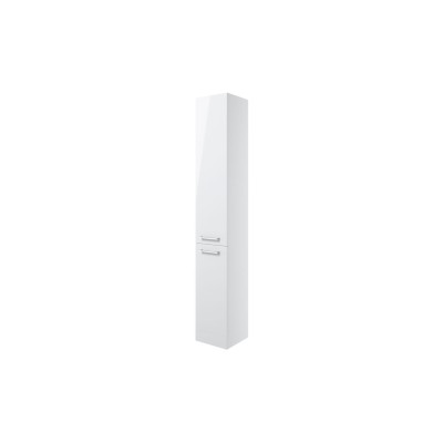 Valbom 350mm Floor Standing 2 Door Tall Unit - White Gloss | 2