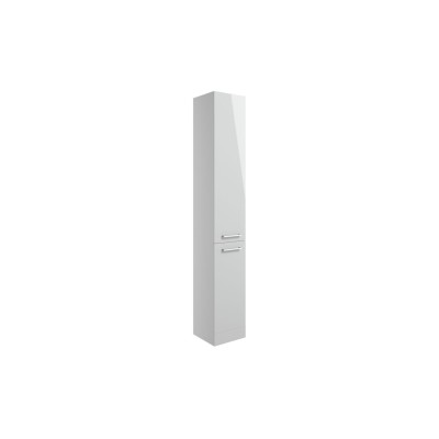 Valbom 350mm Floor Standing 2 Door Tall Unit - Grey Gloss |