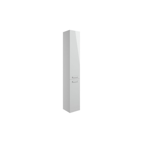 Valbom 350mm Floor Standing 2 Door Tall Unit - Grey Gloss |