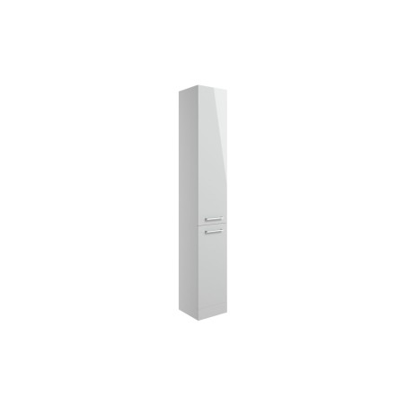 Valbom 350mm Floor Standing 2 Door Tall Unit - Grey Gloss |