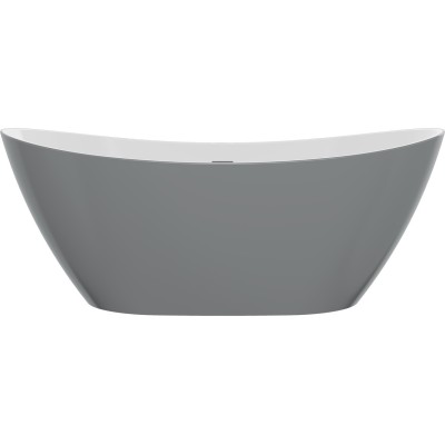 Bergamo Freestanding 1700x780x690mm Bath - Grey | Baths | Ba