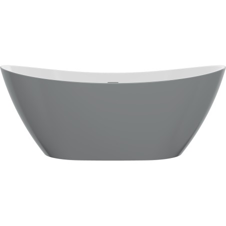 Bergamo Freestanding 1700x780x690mm Bath - Grey | Baths | Ba