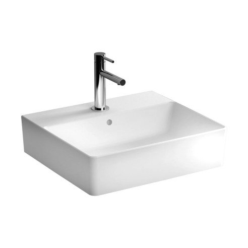 VitrA Nuo 500x440mm 1TH Countertop Basin w/Overflow - White