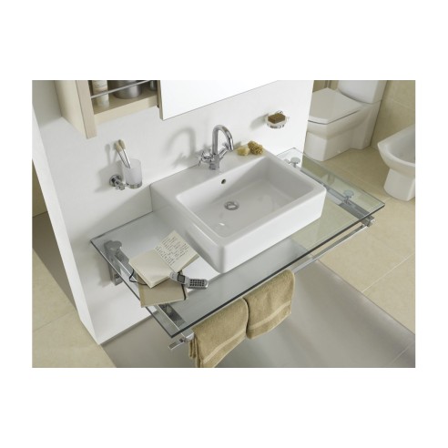 VitrA Nuo 500x440mm 1TH Countertop Basin w/Overflow - White