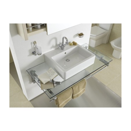 VitrA Nuo 500x440mm 1TH Countertop Basin w/Overflow - White