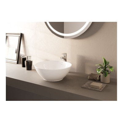 VitrA Options 430x430mm 0TH Basin w/Overflow - White | Basin 2