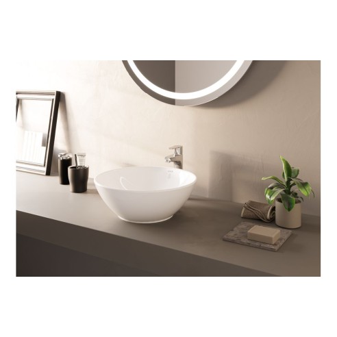 VitrA Options 430x430mm 0TH Basin w/Overflow - White | Basin