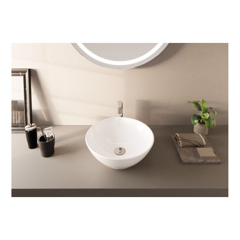 VitrA Options 430x430mm 0TH Basin w/Overflow - White | Basin