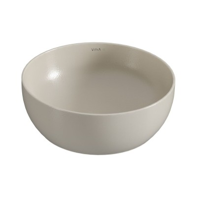 VitrA Outline 405x405mm Recycled 0TH Basin Only - Matt Taupe