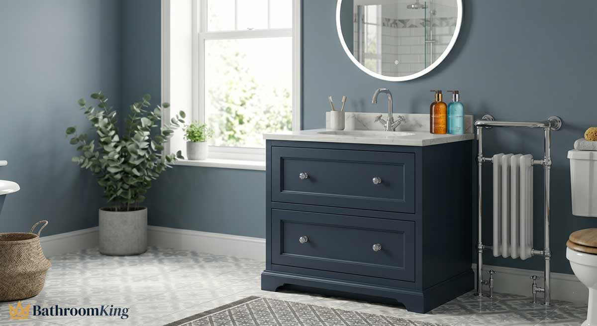 traditional vanity unit