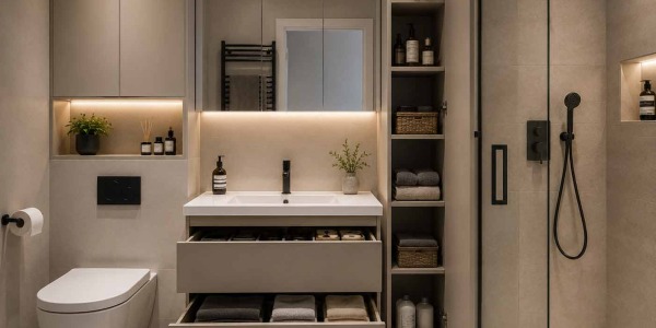 Bathroom Storage Ideas for a Clutter-Free Modern Bathroom